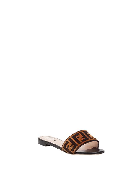 fendi open toe flat sandals.